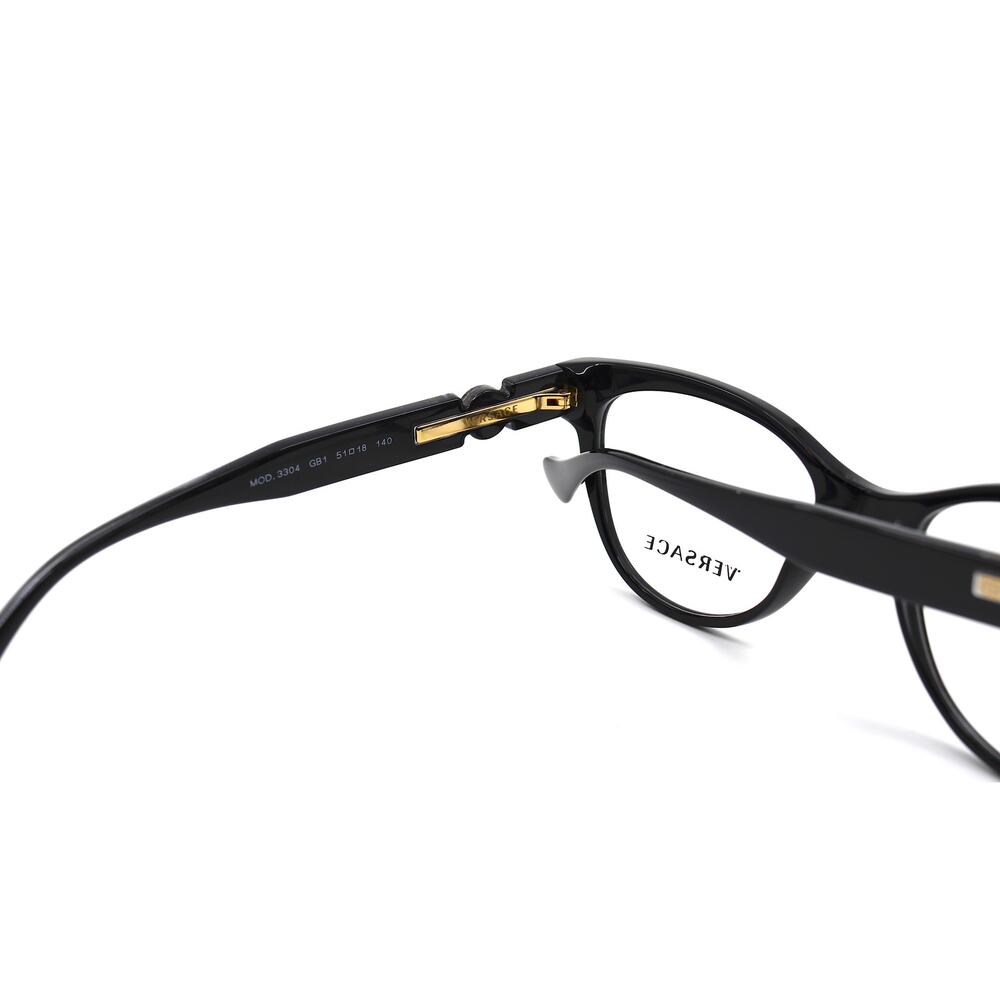 NEW VERSACE VE3304 GB1 BLACK AUTHENTIC EYEGLASSES FRAME - Picture 8 of 14